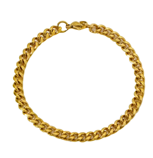 Gold Coloured Chain Bracelet