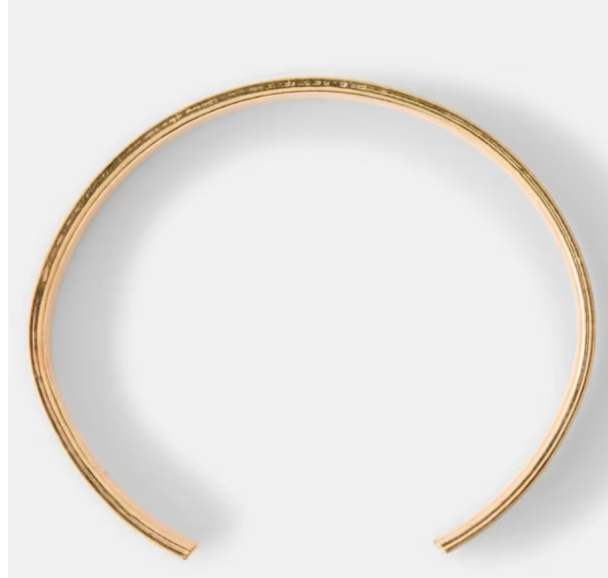 Gold and black bangle